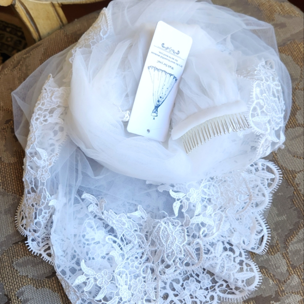 Beautiful bridal veil